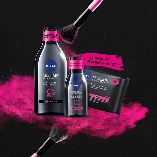 Make-up? Make-down - cu noile demachiante NIVEA MicellAIR® Skin Breathe Expert