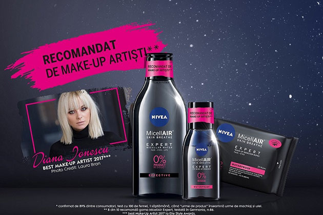 Make-up? Make-down - cu noile demachiante NIVEA MicellAIR® Skin Breathe Expert