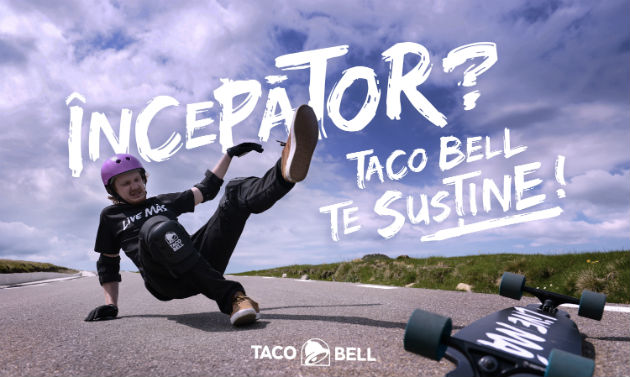 Pentru cei care traiesc sa se bucure de experiente noi: Taco Bell deschide un nou restaurant in ParkLake si devine sustinatorul oficial al celor mai pasionati incepatori