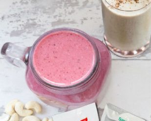 Smoothie-uri de vara cu merisor si caju