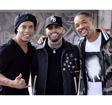 Will Smith si Nicky Jam iau lectii de la Ronaldinho in videoclipul imnului Campionatului Mondial de Fotbal