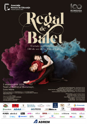 Regal de Balet: Spectacolul care reuneste balerini romani si straini din intreaga lume pentru a sarbatori Centenarul Marii Uniri