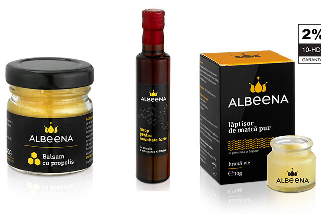 ALBEENA ofera "Bine de la albine" prin gama de produse apicole romanesti