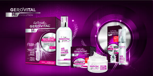 Gerovital isi mentine pozitia de lider de piata pe segmentul antirid, cu vanzari in crestere cu peste 10% la gama Gerovital H3 Evolution