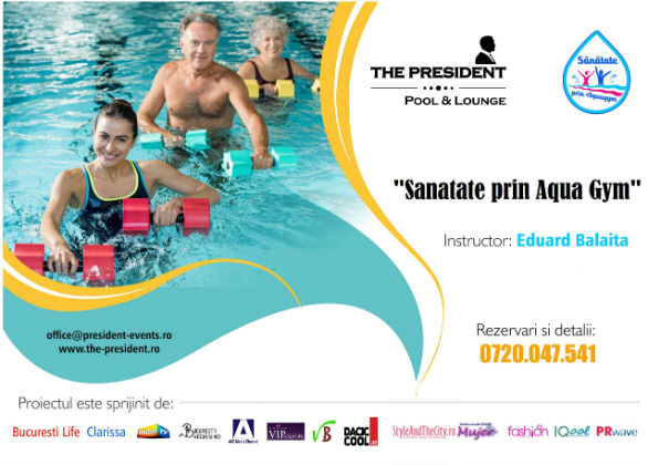 Sanatate prin aqua gym, un program educational ce pune accentul pe una dintre problemele societatii moderne: sedentarismul