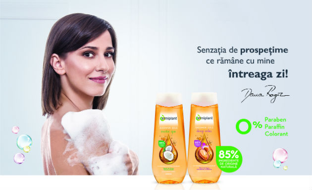 Noile geluri de dus elmiplant Shower Oils cu uleiuri esentiale iti lasa pielea moale si fina ca matasea
