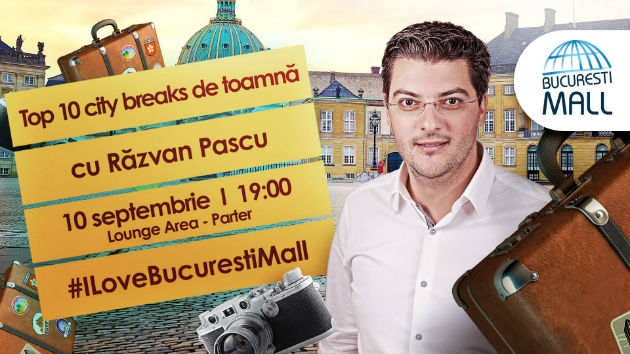 Workshop gratuit de travel: 10 city breaks de toamna cu Razvan Pascu