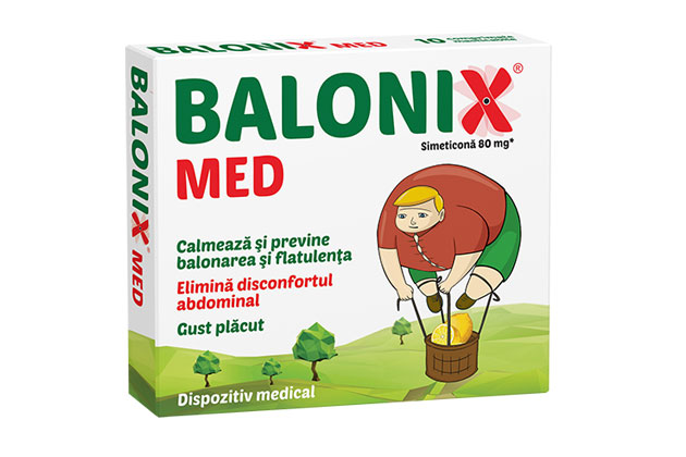 Scapa de balonare si de senzatiile asociate acesteia cu Balonix®MED