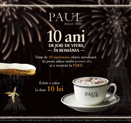 Brutariile PAUL aniverseaza 10 ani de joie de vivre in Romania