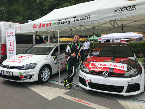 Kaufland e-Rally Team - prima masina electrica preparata pentru curse