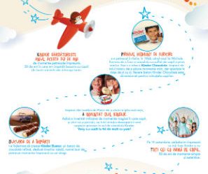 Pe 14 octombrie, Kinder sarbatoreste 50 de ani inconjurat de copiii de toate varstele