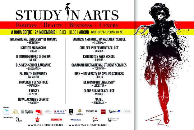 STUDY IN ARTS, business meets arts la cea de-a doua editie a singurului targ educational specializat din Romania