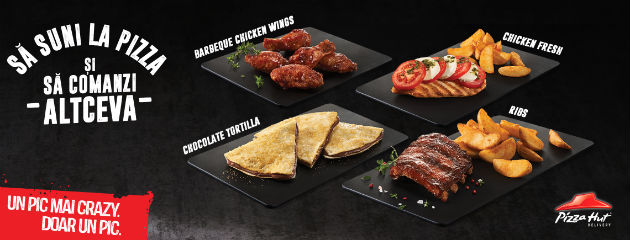 Serviciul de livrare Pizza Hut Romania isi diversifica meniul si ofera consumatorilor o serie de noi preparate