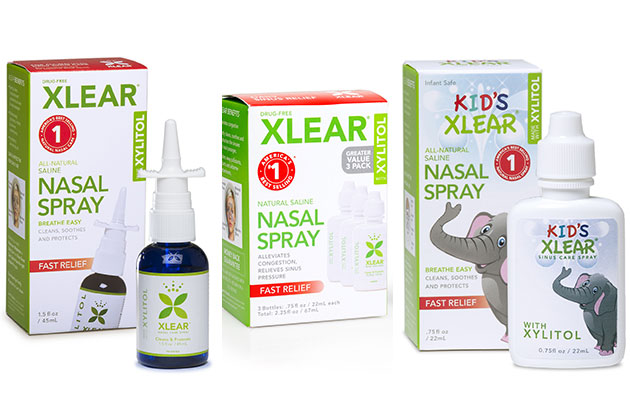 XLEAR SINUS CARE - xylitol si solutie salina pentru ingrijirea sinusurilor, un patent unic in lume