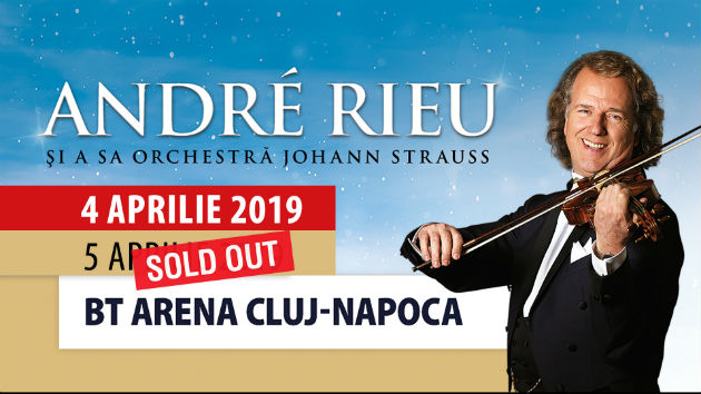 André Rieu sustine inca un concert la BT ARENA din Cluj-Napoca!