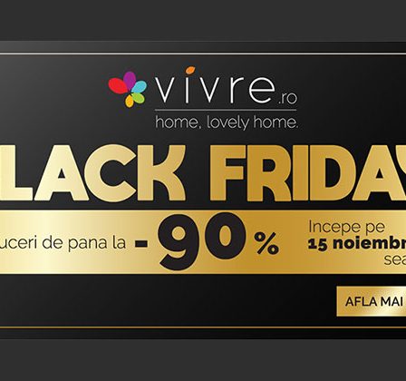 Vivre anunta de Black Friday cele mai mari reduceri ale anului