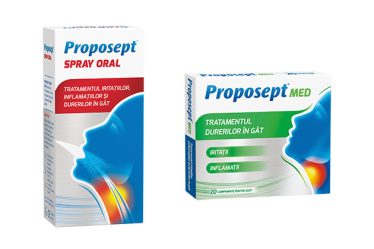 Proposept® Med - comprimate de supt si Proposept® - spray oral