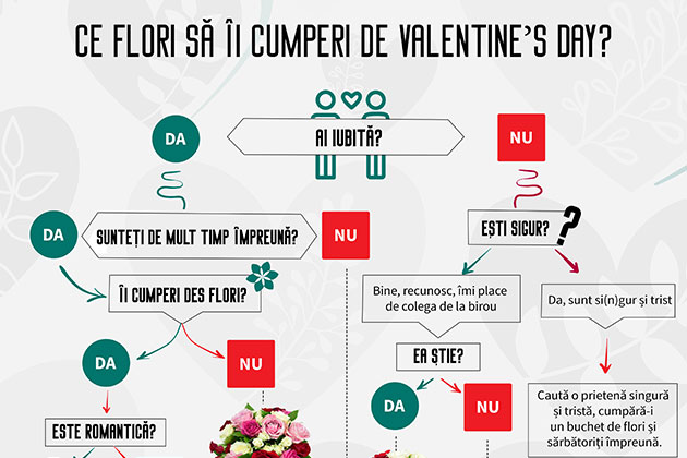 Ce vrei sa-i spui de Ziua Indragostitilor? Floria te ajuta sa gasesti buchetul perfect