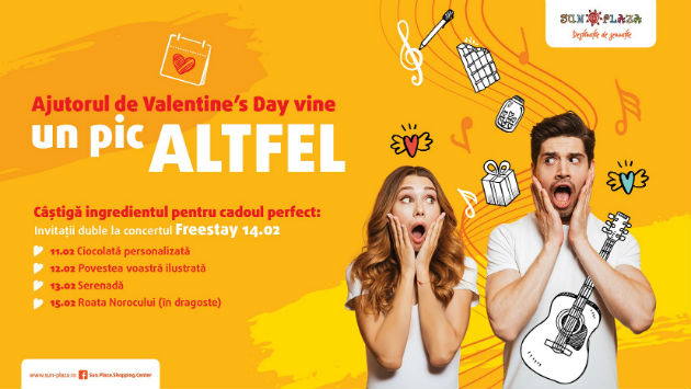 Sun Plaza celebreaza iubirea "putin altfel"