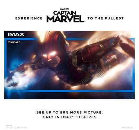 Traieste din plin primul film Marvel cu o supereroina in rol principal, in formatele IMAX si 4DX
