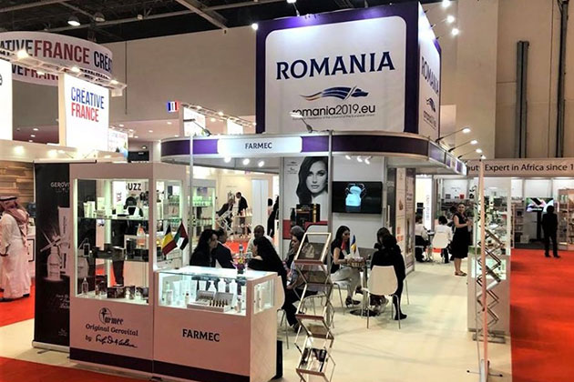 Farmec - prezenta constanta la cele mai importante targuri internationale de produse cosmetice