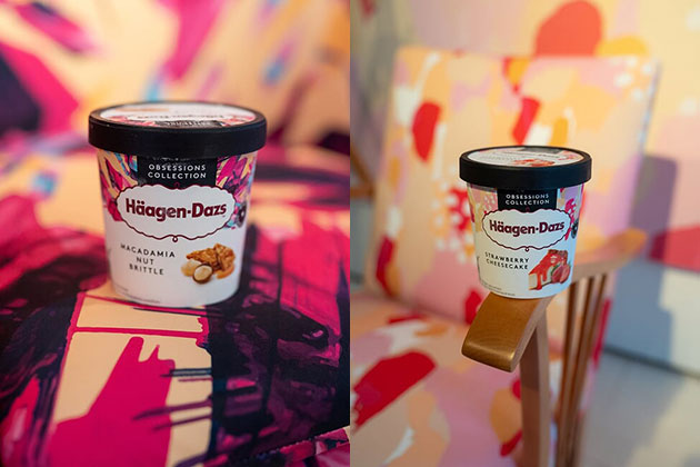 Häagen-Dazs isi schimba identitatea vizuala in colaborare cu artisti din toata lumea