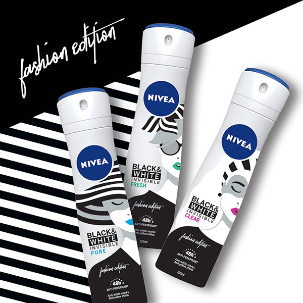 Exprima-ti stilul preferat cu NIVEA Black&White Fashion Edition, in editie limitata