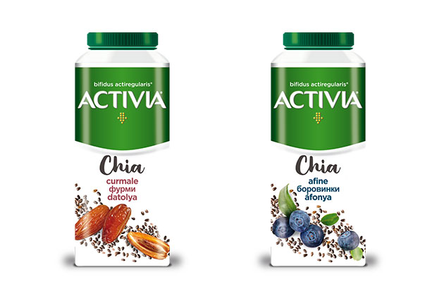 Activia lanseaza cinci sortimente delicioase de iaurt cu seminte de chia si in