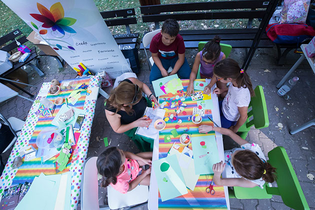 BluParty atelier de creatie Kids Land Fest GreenFEST