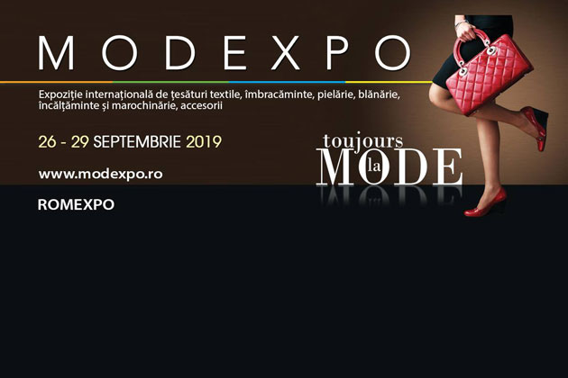 MODEXPO - 26 - 29 septembrie 2019, la ROMEXPO