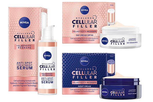 Tineretea vine din interior cu noua gama. NIVEA HYALURON CELLular FILLER + Elasticity Reshape