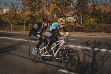 Tandem BikeFland, primul proiect de ciclism in tandem din Romania, a ajuns la cea de-a doua editie