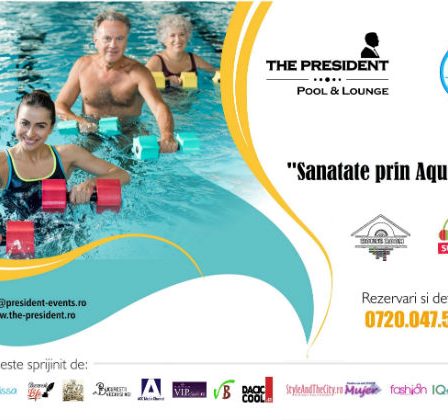 The President continua programul educational de combatere a sedentarismului, Sanatate prin Aqua Gym - editia a 2-a