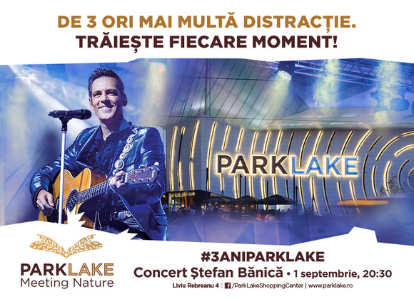 In septembrie ai de trei ori mai multa distractie, la ParkLake Shopping Center!
