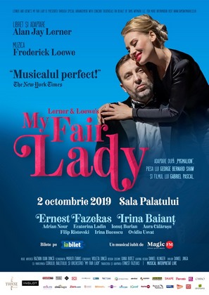 Musicalul "My Fair Lady" se joaca pe 2 octombrie la Sala Palatului