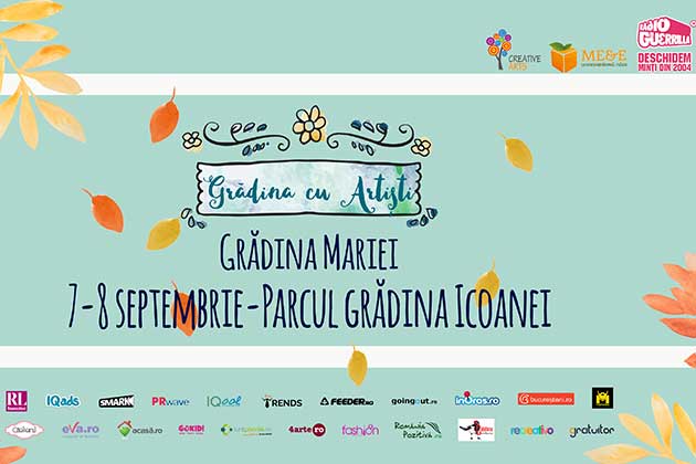 Gradina cu Artisti revine cu Gradina Mariei pe 7 - 8 septembrie
