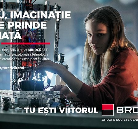 BRD lanseaza campania de brand "Tu esti viitorul", aducand in prim-plan platformele Scena9, Scoala9 si MINDCRAFT