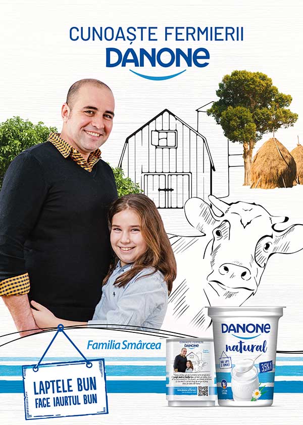 Cunoaste fermierii Danone - Familia Smarcea