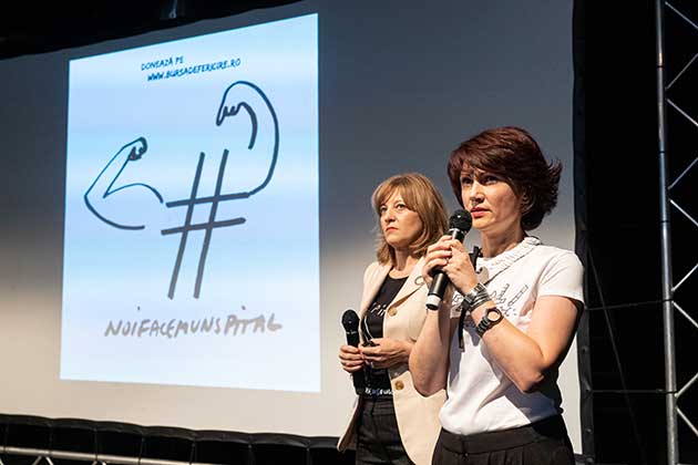 Sprijinita de donatori, copii, parinti, medici, specialisti, sponsori, Daruieste Viata refacem de la zero intregul spital la Marie Curie