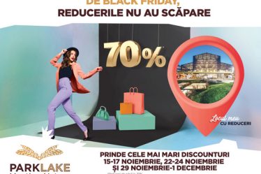 De Black Friday, reducerile nu au scapare! Trei weekend-uri de super reduceri la ParkLake Shopping Center