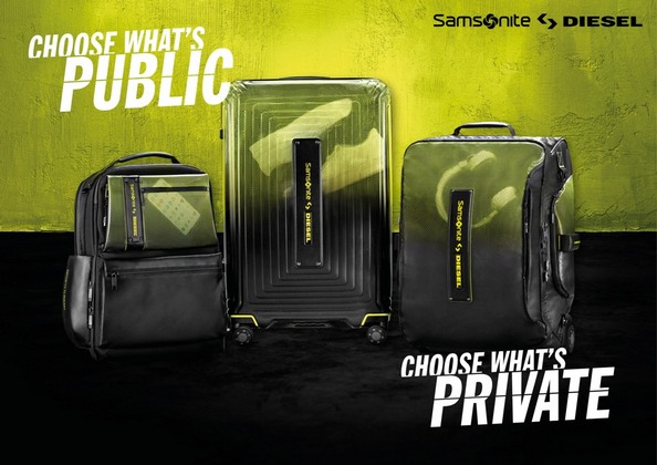 Diesel si Samsonite calatoresc in jurul lumii cu o noua colaborare exclusiva