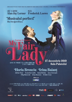 Musicalul "MY FAIR LADY" revine pe scena Salii Palatului cu o reprezentatie speciala de Craciun