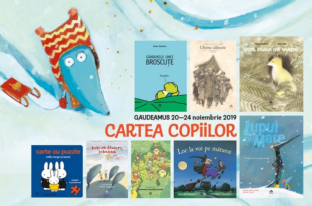 Noutatile editurii Cartea Copiilor la targul de carte Gaudeamus 2019