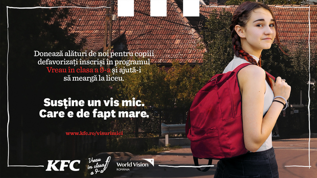 Un vis mic. Care e de fapt mare. De 12 ani, KFC si Pizza Hut investesc pentru viitor.