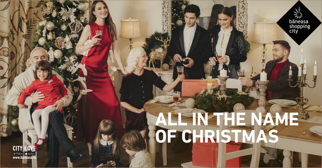 All in the Name of Christmas. In luna decembrie, in Baneasa Shopping City ninge ca in povesti!