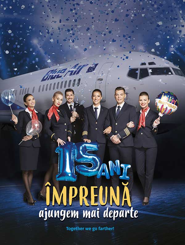 15 ani de Blue Air marcati prin programul Blue Benefits