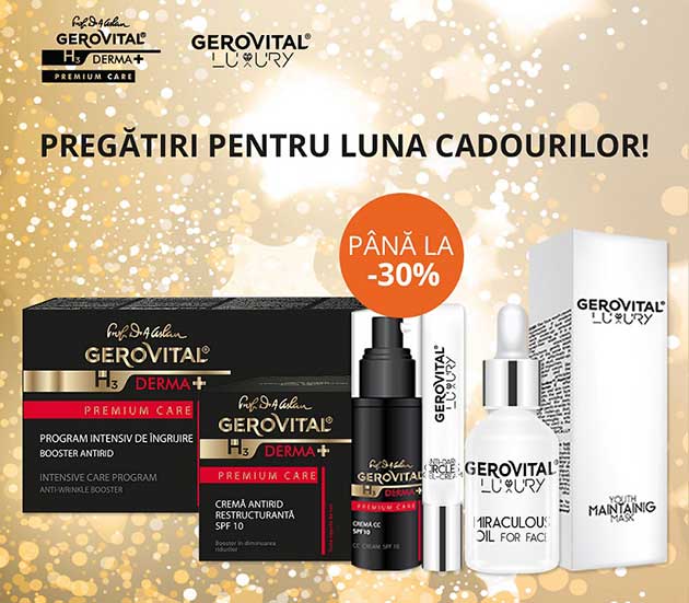Gerovital H3 Derma+ Premium Care & Gerovital Luxury