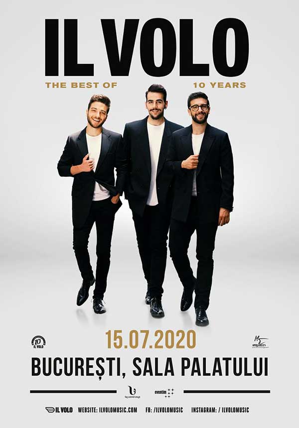 Il Volo concert Bucuresti 2020