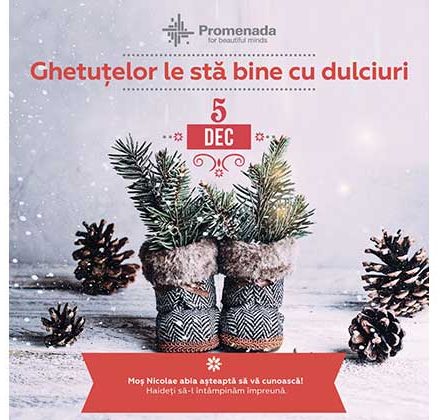 Mos Nicolae vine la Promenada Mall, pe 5 decembrie