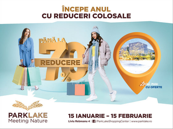 Anul incepe cu reduceri colosale si o expozitie de record mondial, la ParkLake Shopping Center